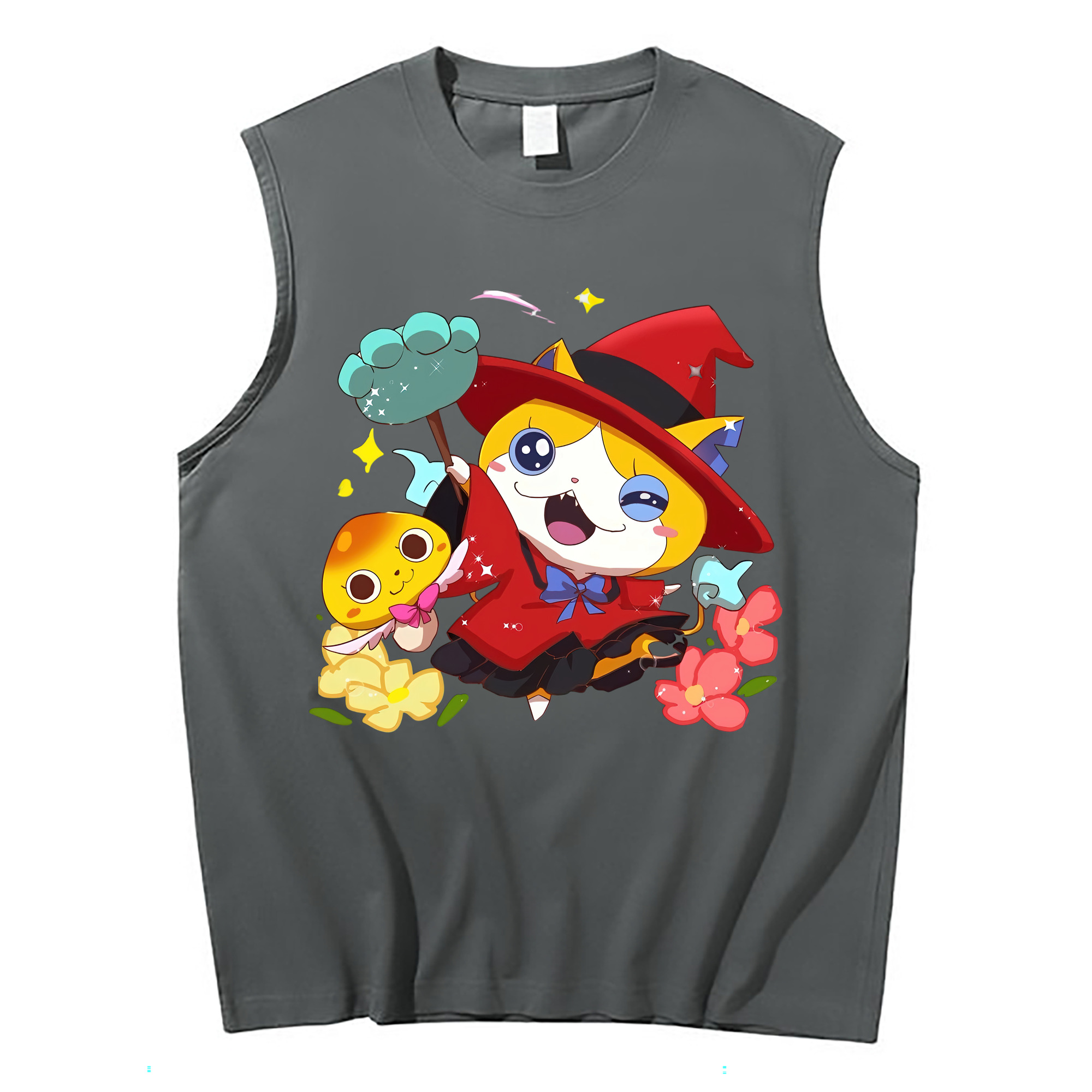 妖怪ウォッチ Yo-kai Watch コットン100％タンクトップ（フロントプリント）